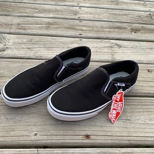 NWT Black Slip-On Vans